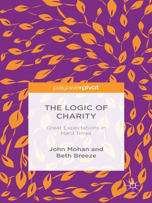 cover image of The Logic of Charity